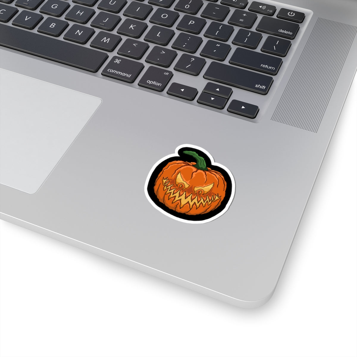 Jack o lantern Kiss-Cut Sticker Paper products Printify   