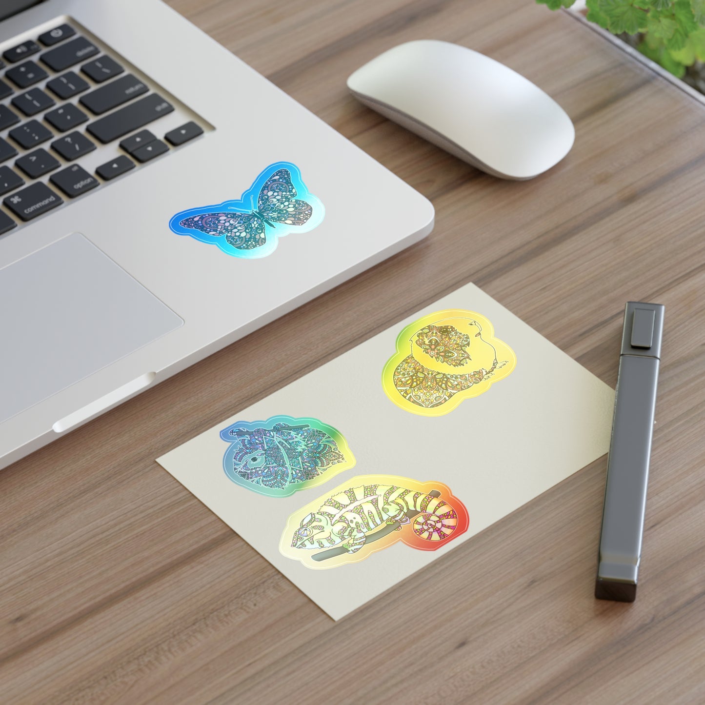 Sticker Sheets Paper products Printify 6" × 4" Holographic Die-Cut