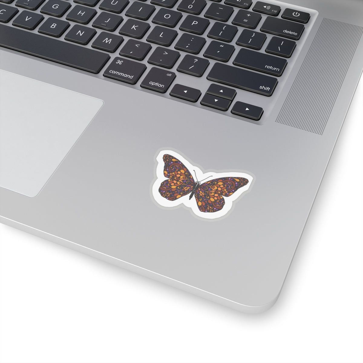 Butterfly Kiss-Cut Sticker Paper products Printify 2" × 2" Transparent 