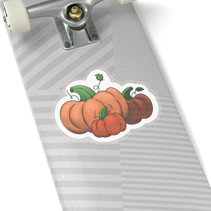 Pumpkins Kiss-Cut Sticker Paper products Printify 6" × 6" Transparent 