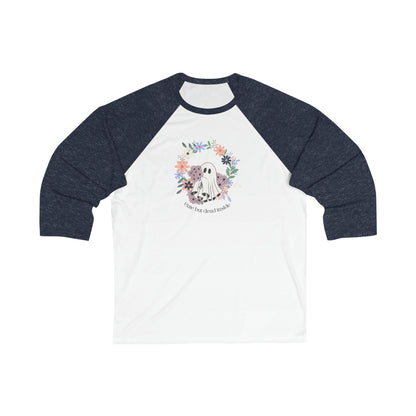 Cute but dead inside Unisex 3\4 Sleeve Baseball Tee Long-sleeve Printify White/ Navy S 