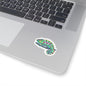 chameleon Kiss-Cut Sticker Paper products Printify 2" × 2" Transparent 