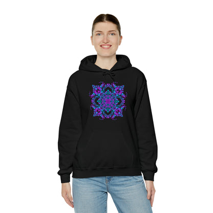 Mandala hoodie Unisex Heavy Blend™ Hooded Sweatshirt Hoodie Printify   