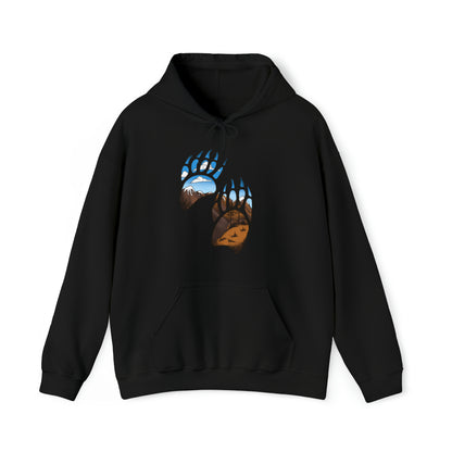 bear paws Unisex Heavy Blend™ Hooded Sweatshirt Hoodie Printify Black XL 