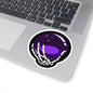 Skeleton crystal ball Kiss-Cut Sticker Paper products Printify 4" × 4" White 