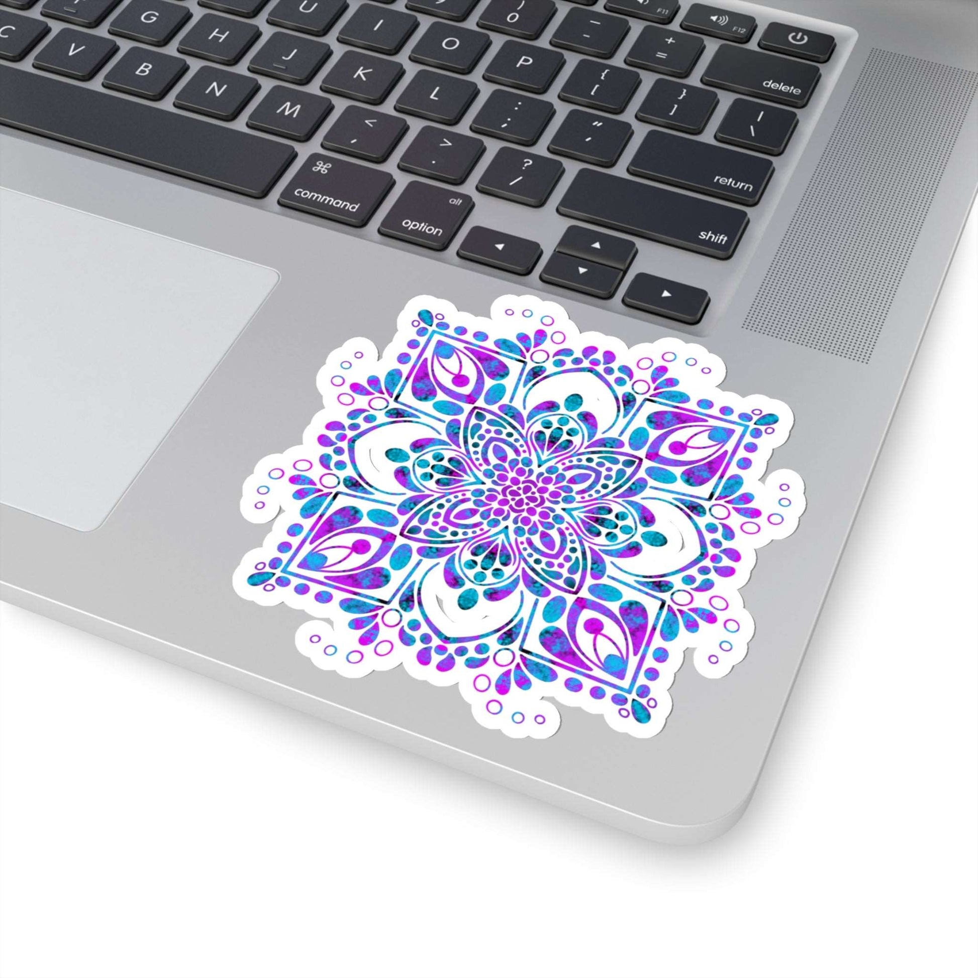 90’s Mandala Kiss-Cut Sticker Paper products Printify   