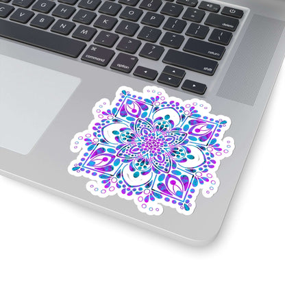 90’s Mandala Kiss-Cut Sticker Paper products Printify   