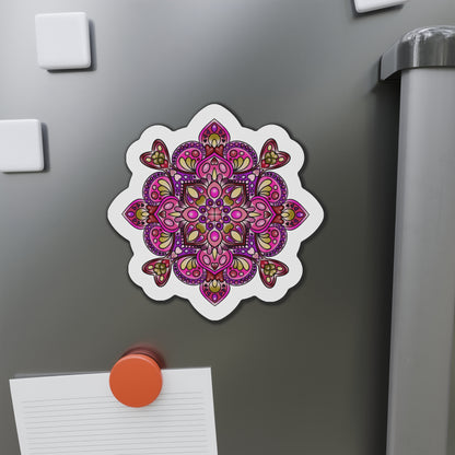 pink Mandala Die-Cut Magnet Home Decor Printify 6 × 6" Die-Cut 1 pc