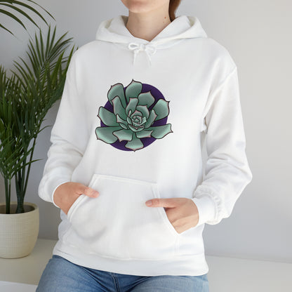 succulent Unisex Heavy Blend™ Hooded Sweatshirt Hoodie Printify   