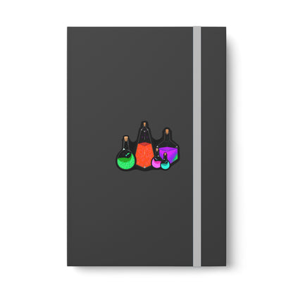 Potion bottles Color Contrast Notebook - Ruled Paper products Printify   