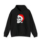 Santa Skull Unisex Heavy Blend™ Hooded Sweatshirt Hoodie Printify Black M 