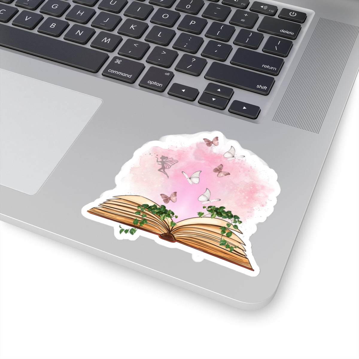 Butterfly fantasy book Kiss-Cut Sticker Paper products Printify   