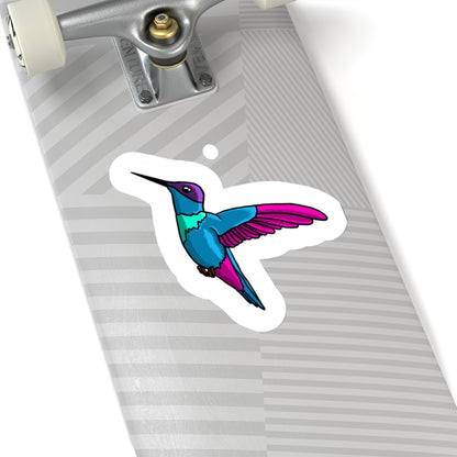 Hummingbird Kiss-Cut Sticker Paper products Printify 6" × 6" White 