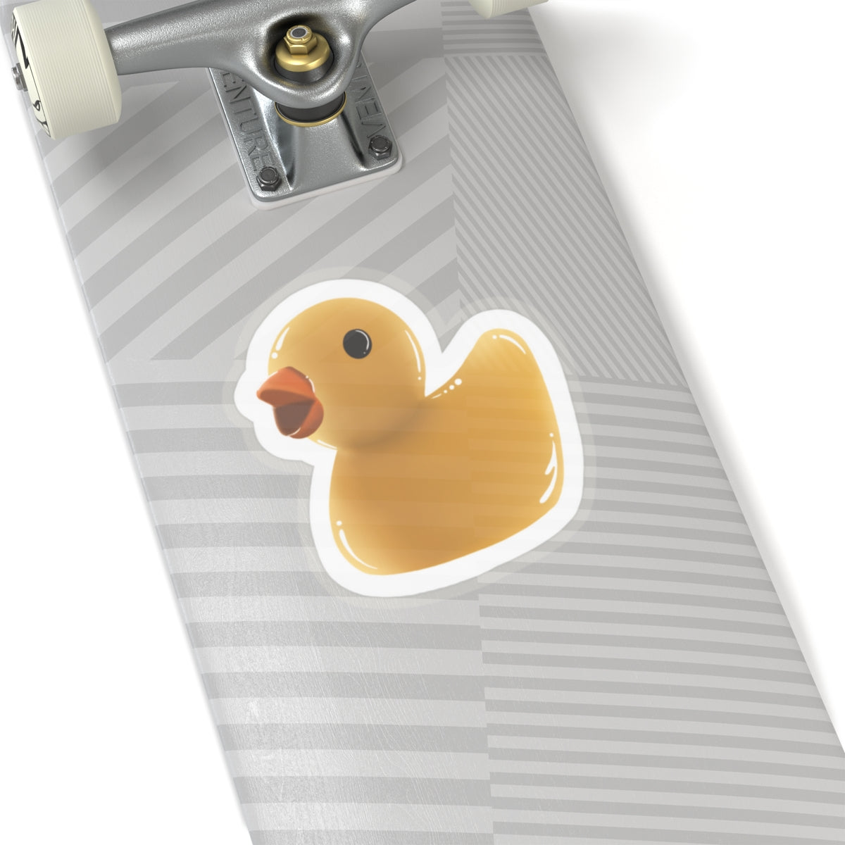 Rubber duckie Kiss-Cut Sticker Paper products Printify   