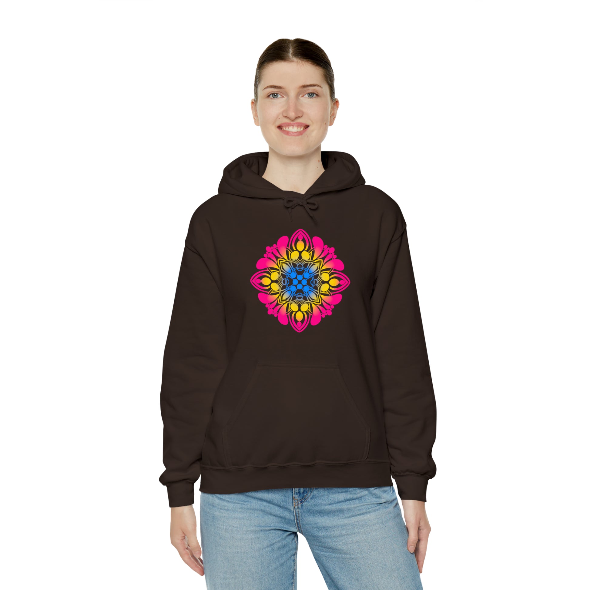 pansexual pride Unisex Heavy Blend™ Hooded Sweatshirt Hoodie Printify   