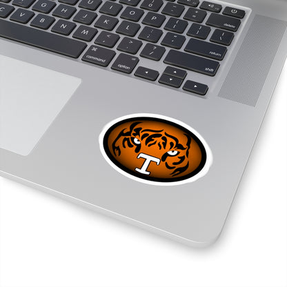 Tiger eyes Kiss-Cut Sticker Paper products Printify   