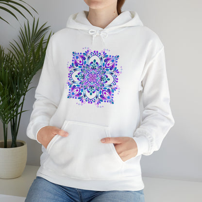 Mandala hoodie Unisex Heavy Blend™ Hooded Sweatshirt Hoodie Printify   