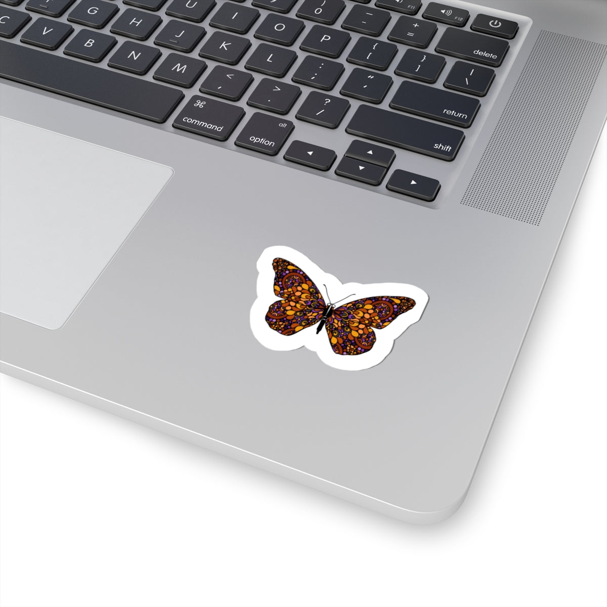 Butterfly Kiss-Cut Sticker Paper products Printify 2" × 2" White 