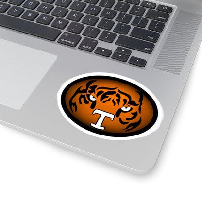 Tiger eyes Kiss-Cut Sticker Paper products Printify   