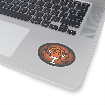 Tiger eyes Kiss-Cut Sticker Paper products Printify   