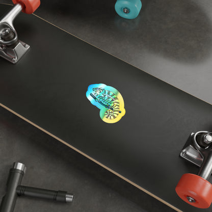 Chameleon Holographic Die-cut Sticker Paper products Printify 3" × 3" Die-Cut Holographic