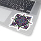 Rainbow mandala Kiss-Cut Sticker Paper products Printify 4" × 4" White 