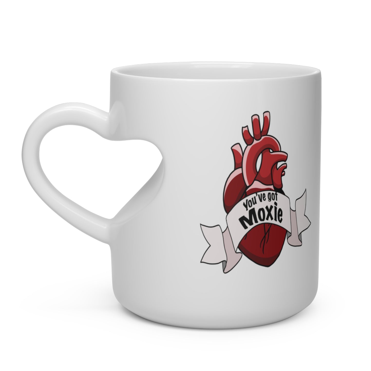 You’ve got Moxie Heart Shape Mug Mug Printify   