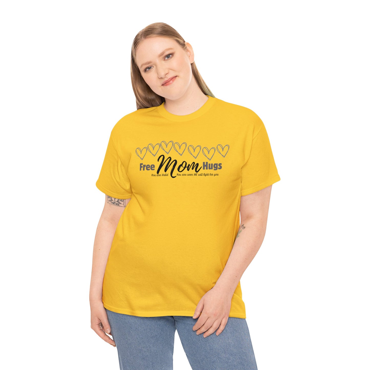 Spread Love and Acceptance: "Free Mom Hugs" Shirt T-Shirt Printify   