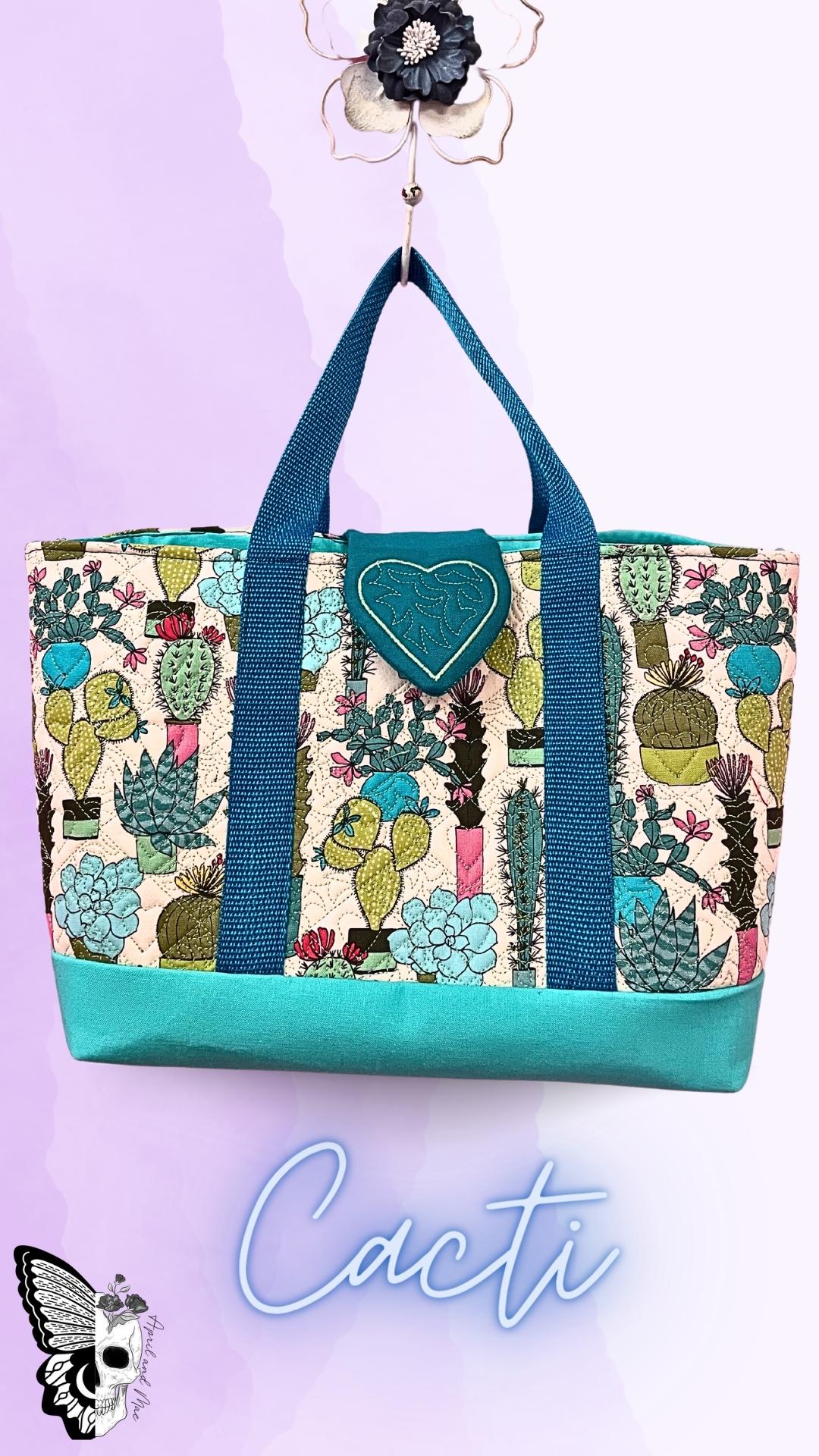 small Cacti Tote bag Bags April & Mae designs and alterations   