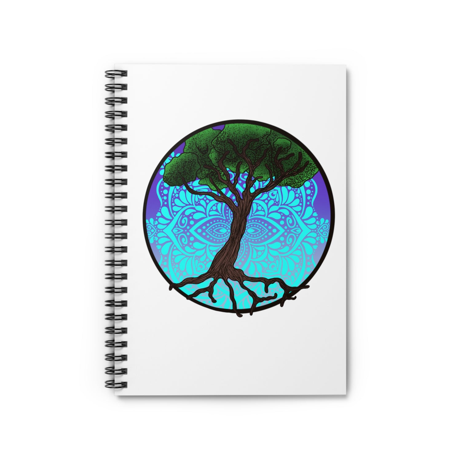 Tree of life Spiral Notebook - Ruled Line Paper products Printify One Size  