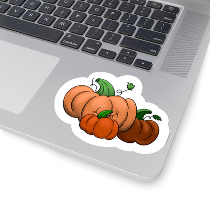 Pumpkins Kiss-Cut Sticker Paper products Printify 4" × 4" White 