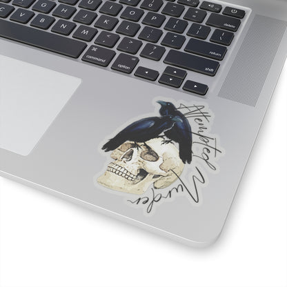 Crow Skull Kiss-Cut Stickers