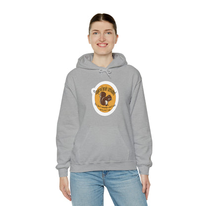 squirrel brain Unisex Heavy Blend™ Hooded Sweatshirt Hoodie Printify   