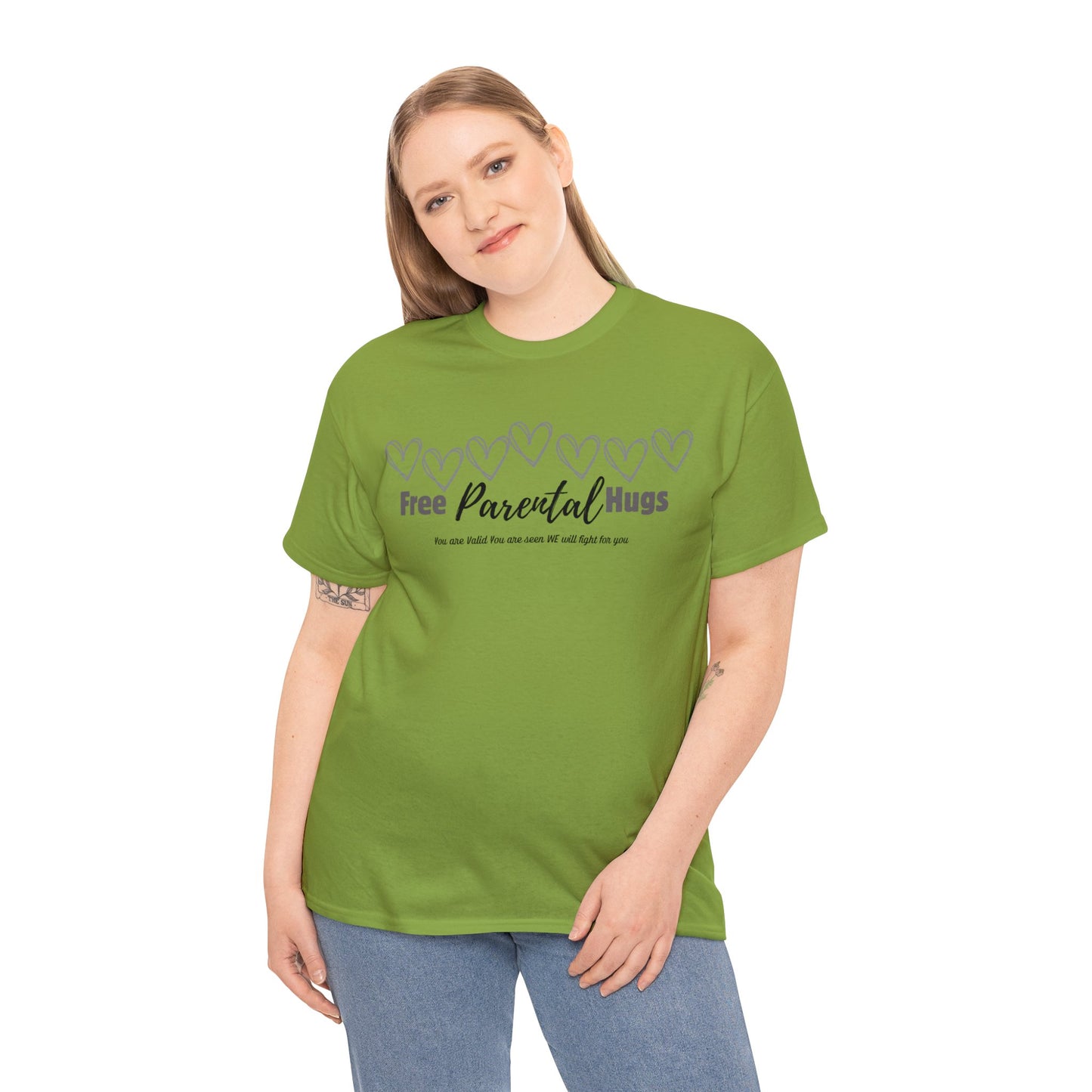 Spread Love and Comfort: "Free Parental Hugs" Shirt T-Shirt Printify Kiwi S 