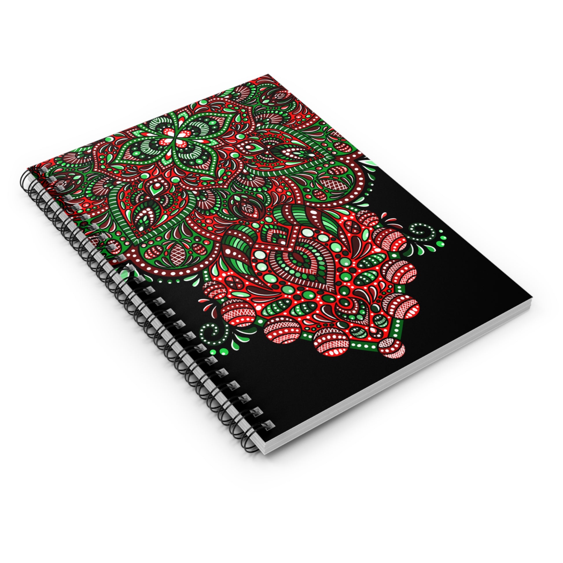 Holiday design Spiral Notebook - Ruled Line Paper products Printify   