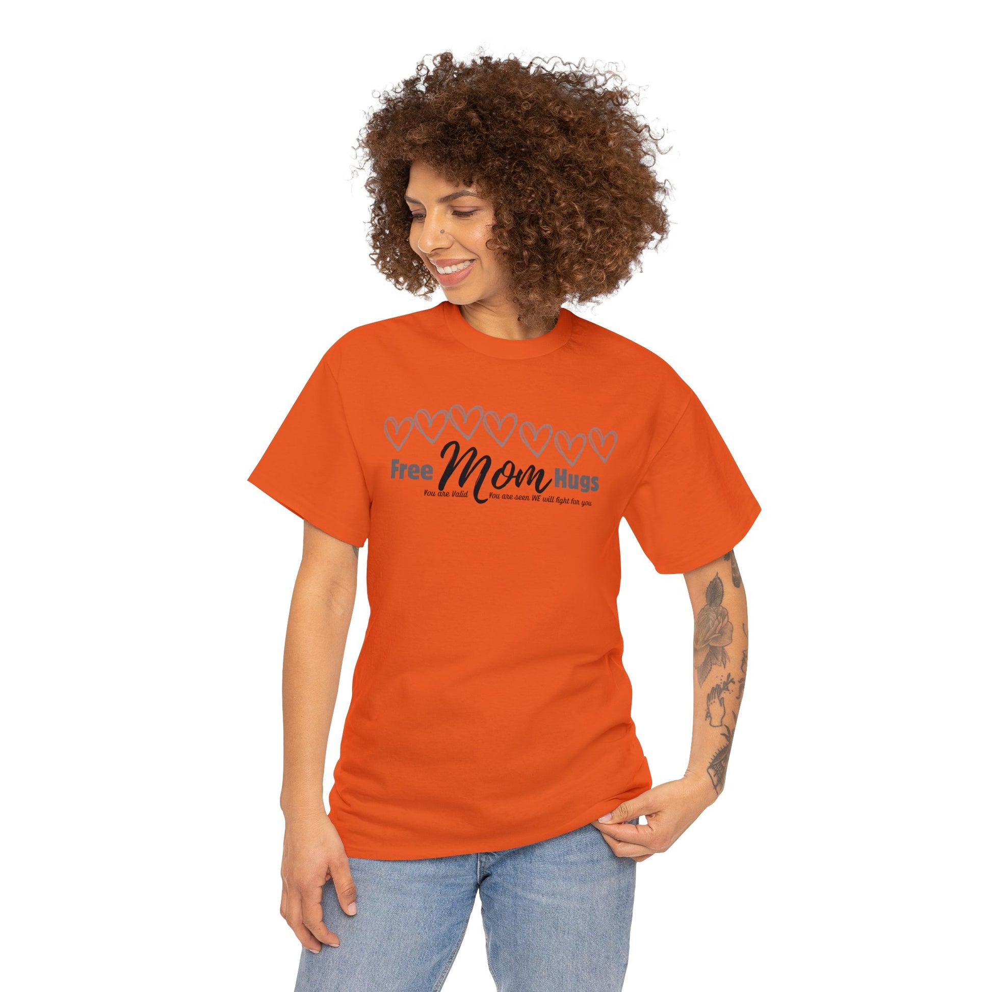 Spread Love and Acceptance: "Free Mom Hugs" Shirt T-Shirt Printify   