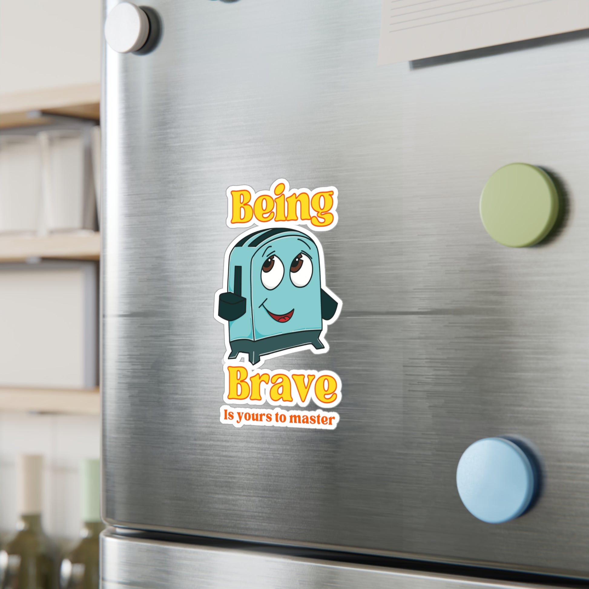 Brave little toaster Kiss-Cut sticker Paper products Printify   