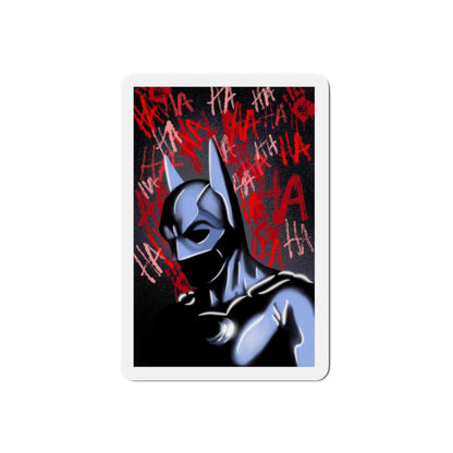 Batman Die-Cut Magnet Home Decor Printify   