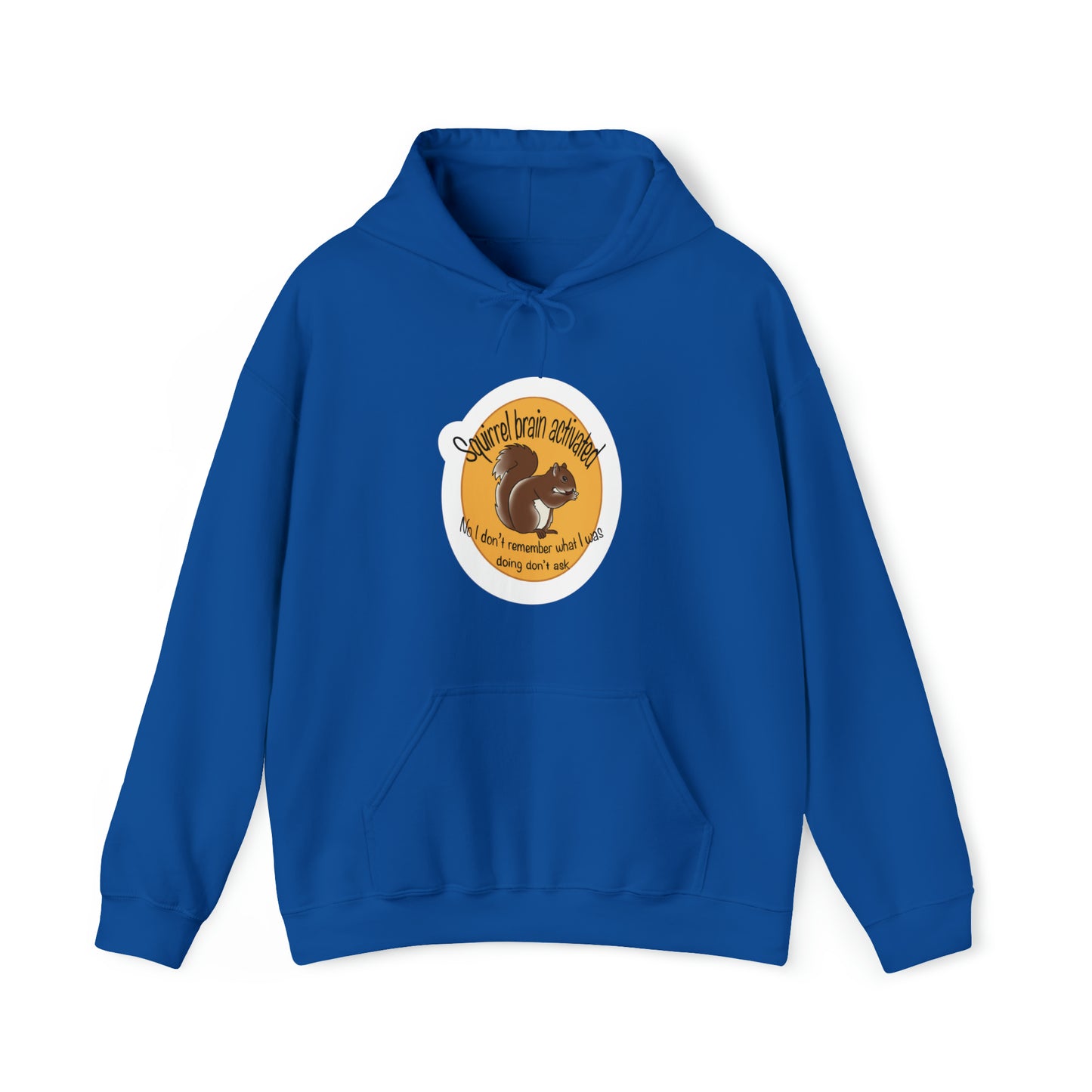 squirrel brain Unisex Heavy Blend™ Hooded Sweatshirt Hoodie Printify Royal S 