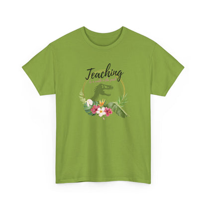 Teaching is a walk in the park Unisex Heavy Cotton Tee T-Shirt Printify   