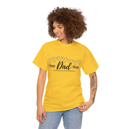 Spread Love and Warmth: "Free Dad Hugs" Shirt T-Shirt Printify   