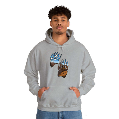 bear paws Unisex Heavy Blend™ Hooded Sweatshirt Hoodie Printify   