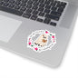 Im ghosting you for smutty books  Kiss-Cut Sticker Paper products Printify 3" × 3" White 