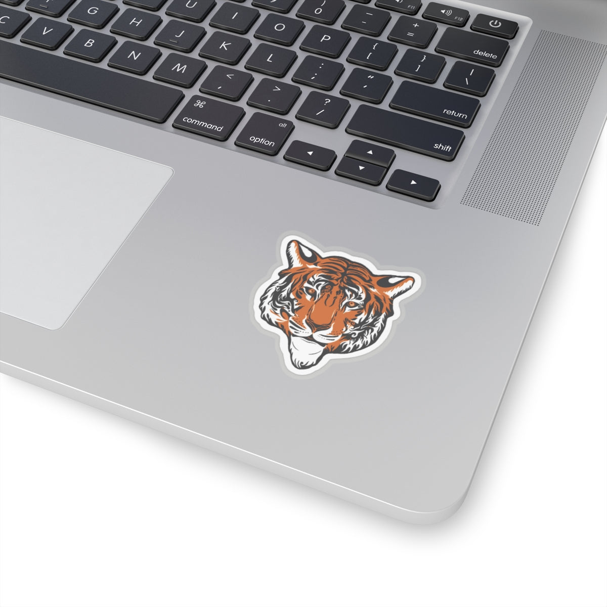 Tiger Kiss-Cut Sticker Paper products Printify 2" × 2" Transparent 