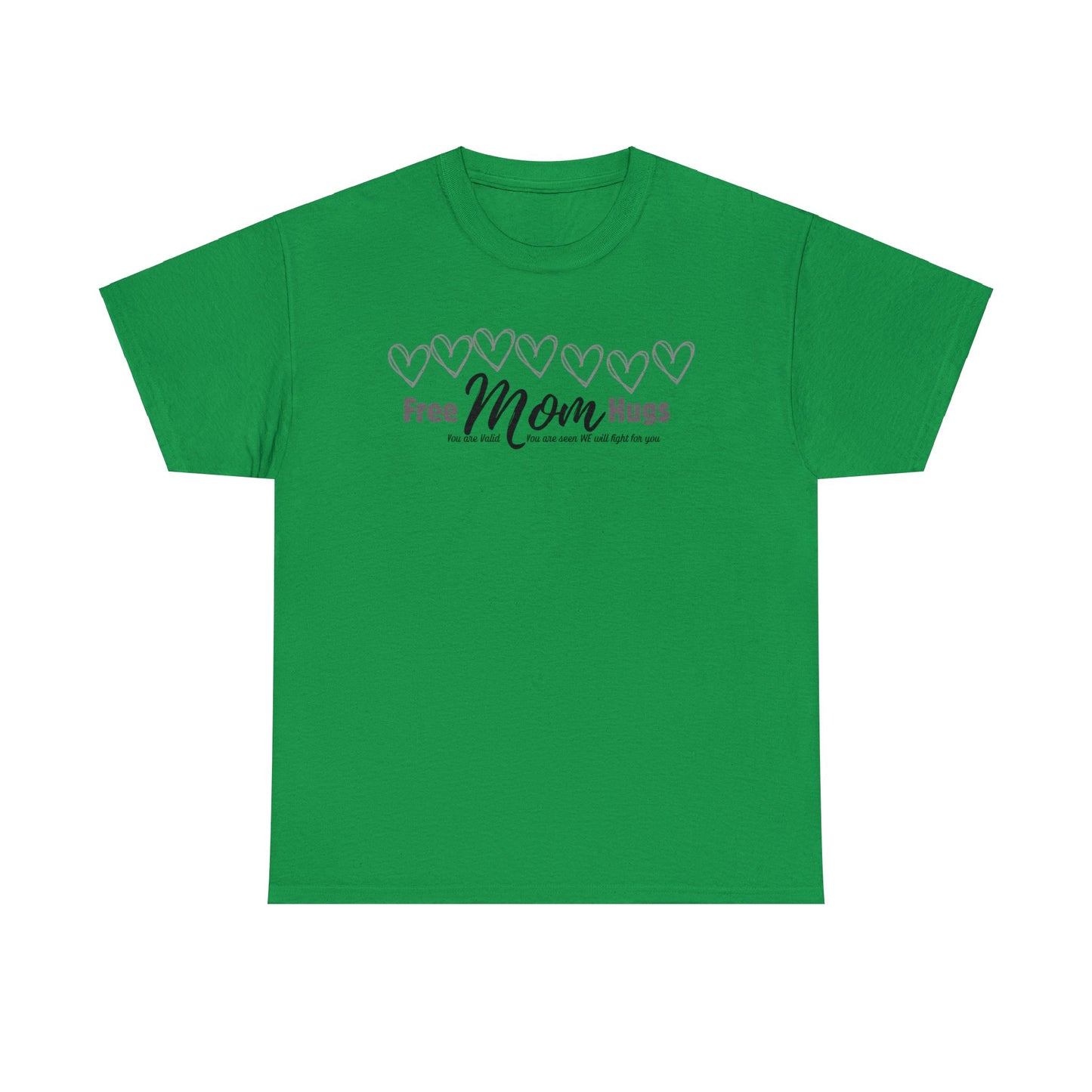 Spread Love and Acceptance: "Free Mom Hugs" Shirt T-Shirt Printify Irish Green S 