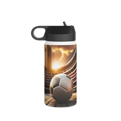 Soccer Stainless Steel Water Bottle, Standard Lid Mug Printify   