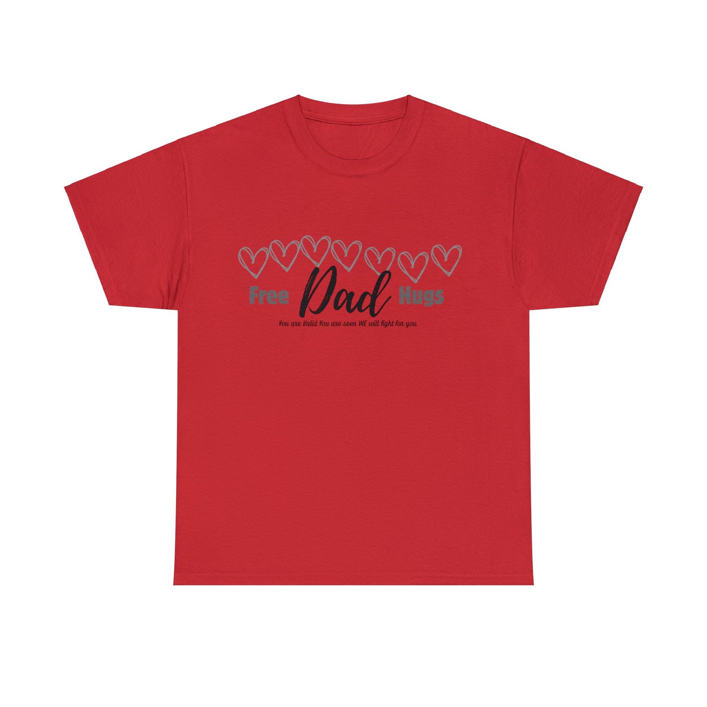 Spread Love and Warmth: "Free Dad Hugs" Shirt T-Shirt Printify   