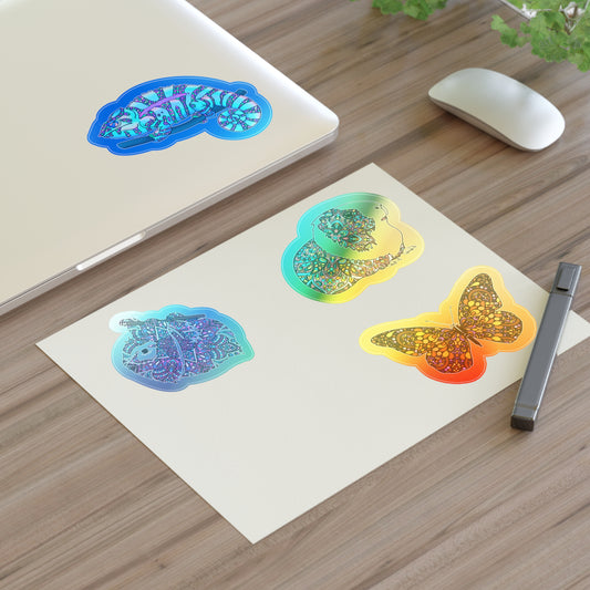 Sticker Sheets Paper products Printify 11" × 8.5" Holographic Die-Cut