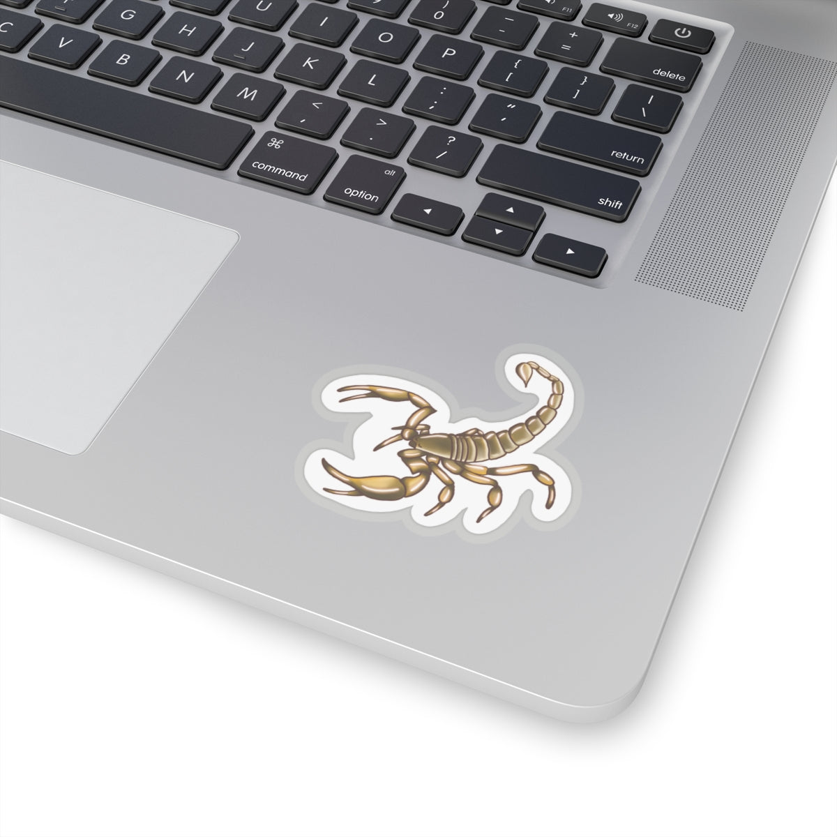 Scorpion Kiss-Cut Sticker Paper products Printify 3" × 3" Transparent 