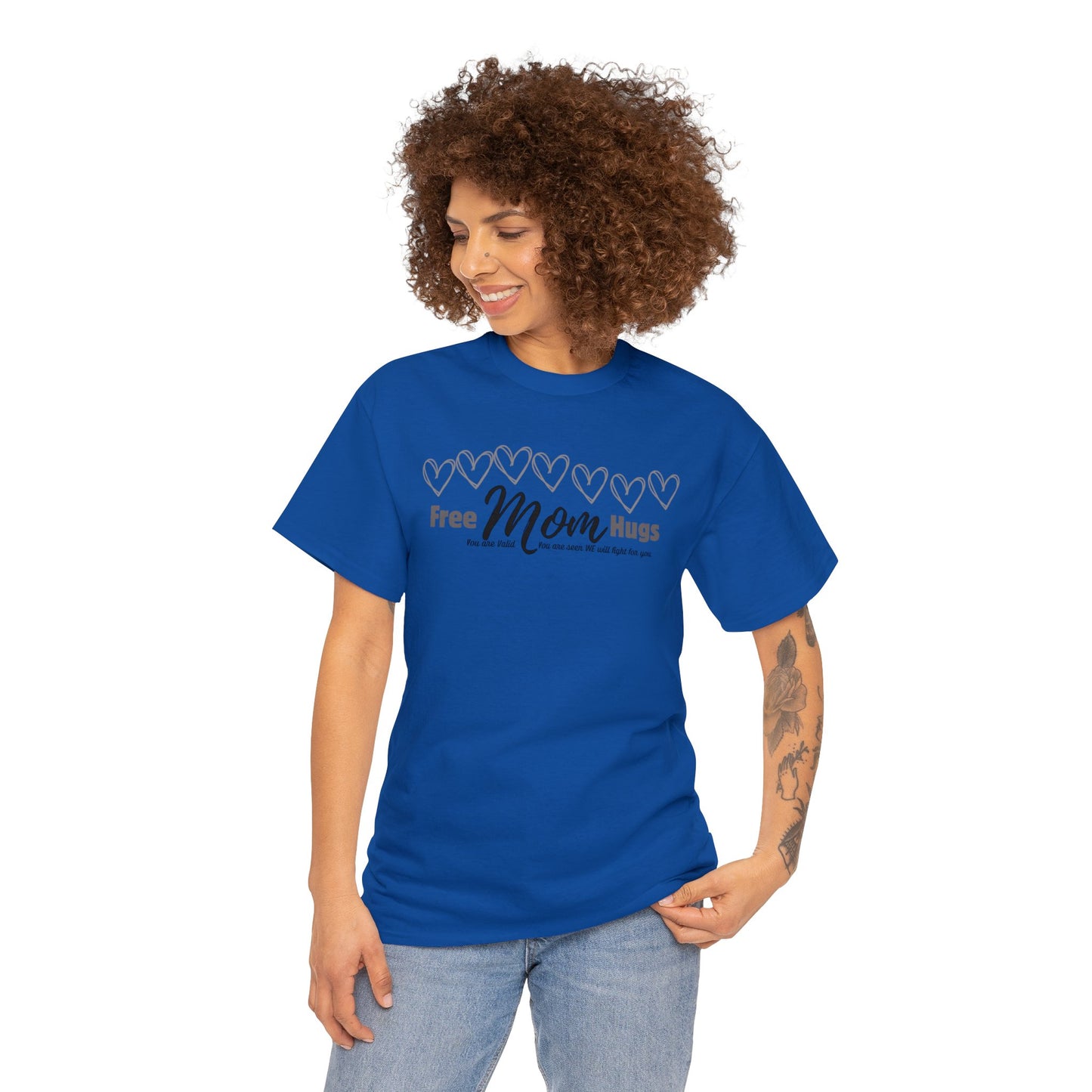 Spread Love and Acceptance: "Free Mom Hugs" Shirt T-Shirt Printify   